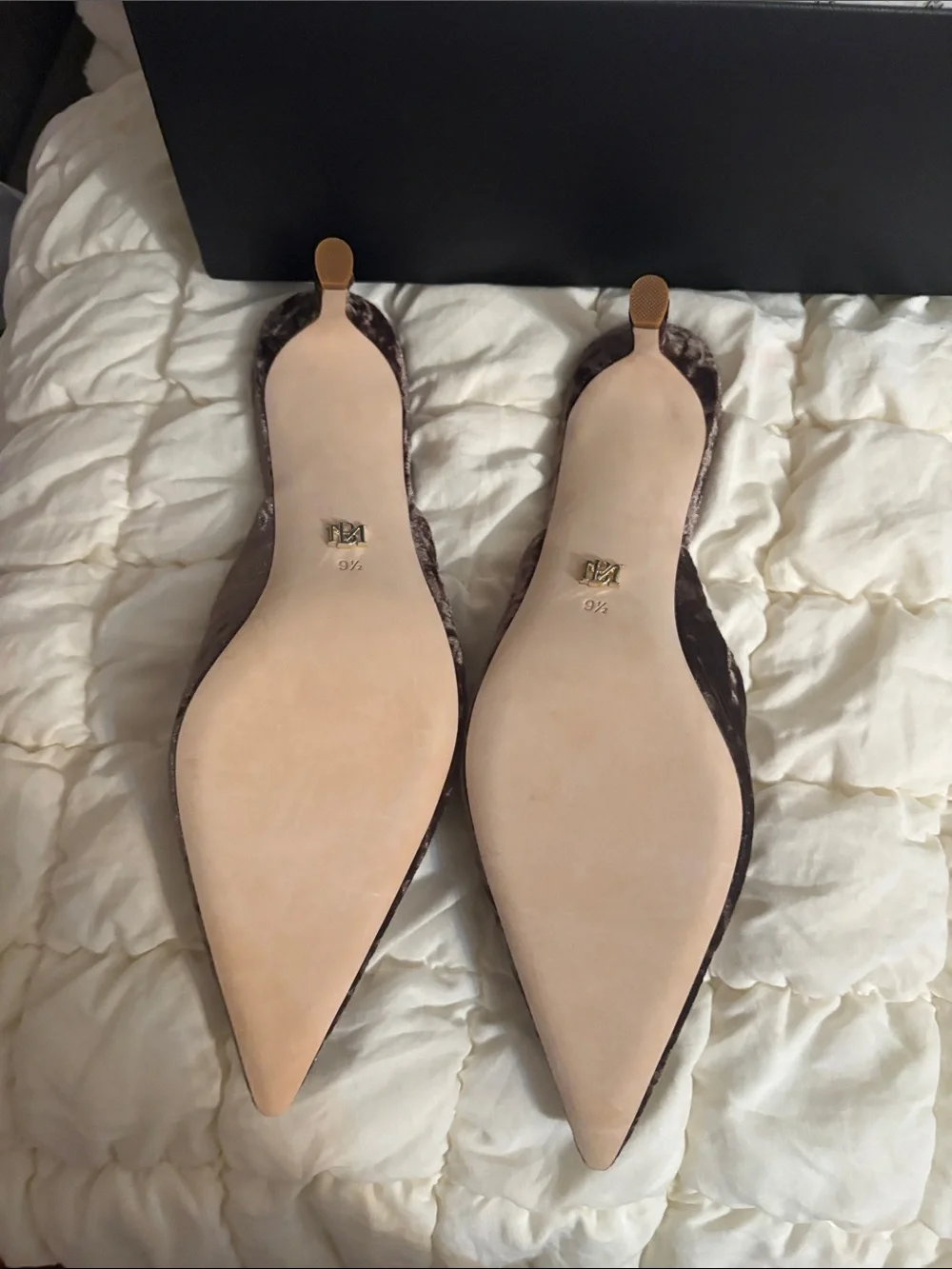 Badgley Mischka brown heels